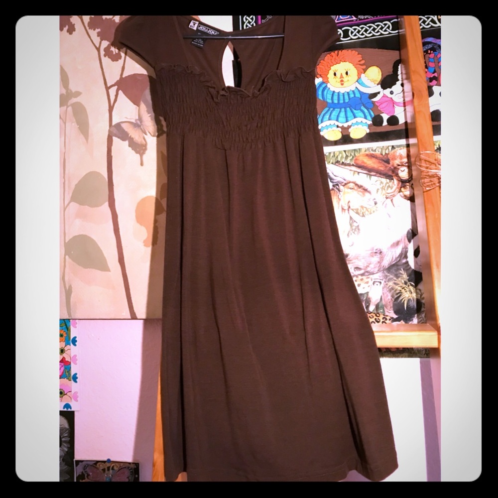 Cute brown minidress